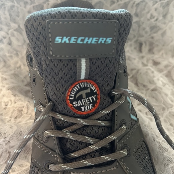 Sketchers EUC lightweight safety toe women’s shoes sz 8 - Picture 2 of 8
